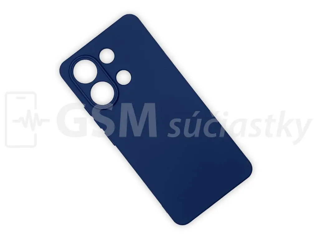 Silikonový kryt na mobil Xiaomi Redmi Note 13, tmavě modrý
