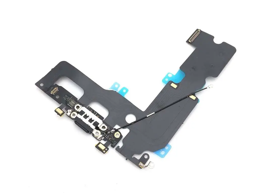 Flex kabel nabíjení iPhone 7 Plus nabíjecí konektor, mikrofon černý