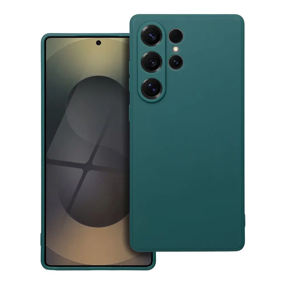 Pouzdro na mobil Samsung Galaxy S25 Ultra, tmavě zelené