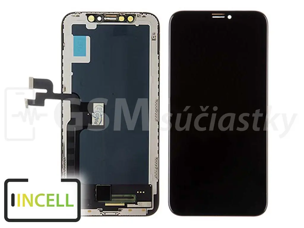 iPhone X LCD displej + dotykové sklo incell