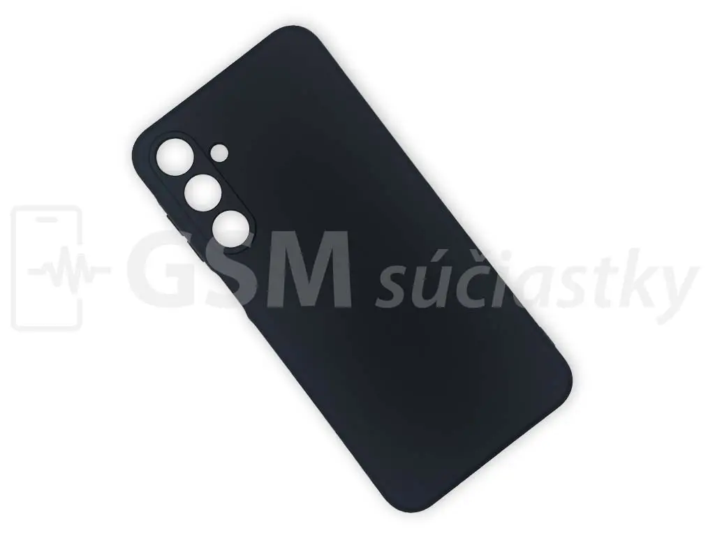 Silikonový kryt na mobil Samsung Galaxy A16 4G, A16 5G, Černý