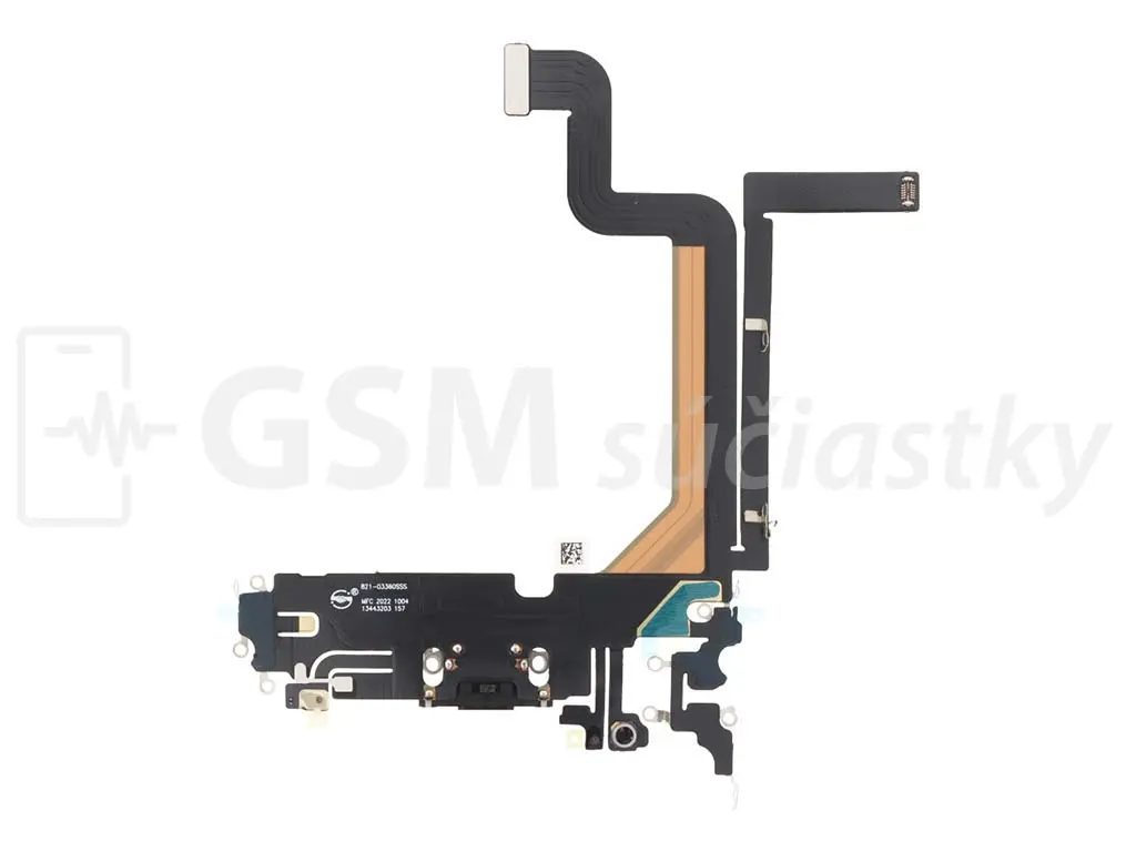 Flex nabíjení iPhone 14 Pro Max nabíjecí konektor, mikrofon