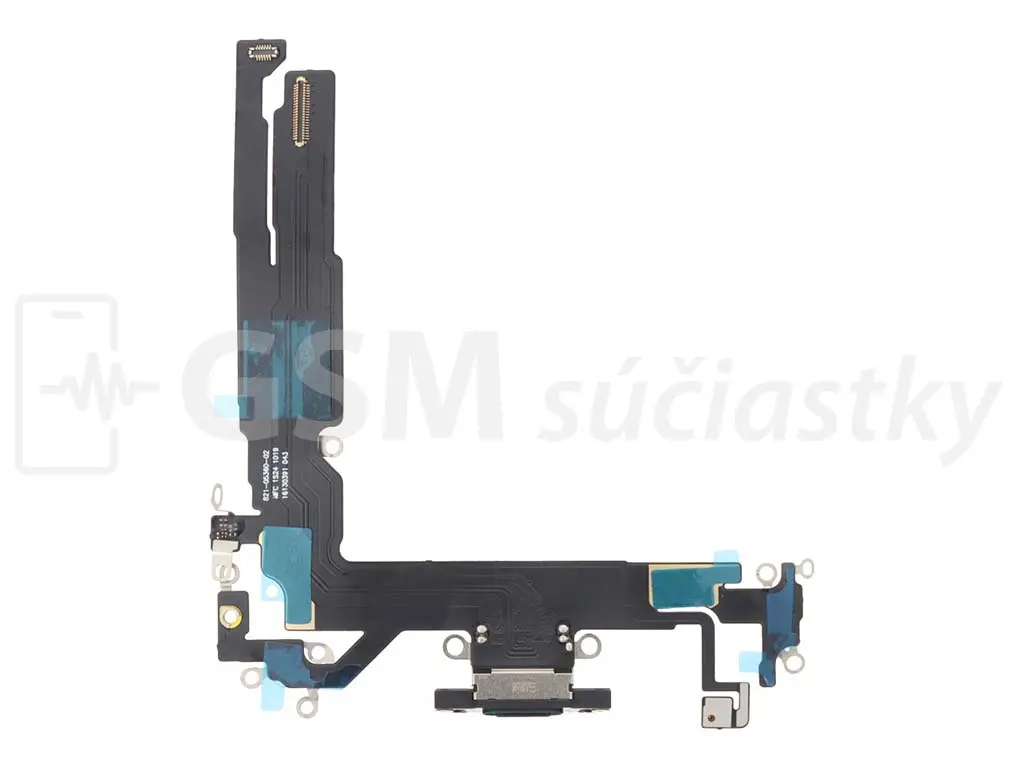 Flex nabíjení iPhone 16 nabíjecí konektor, mikrofon