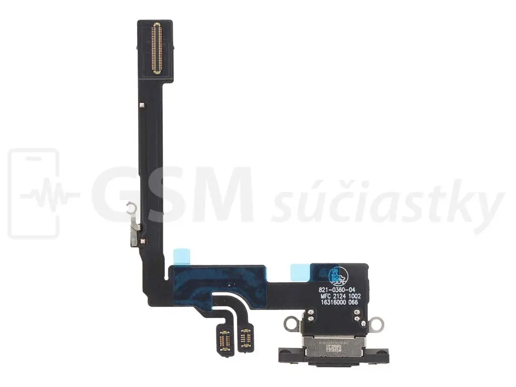 Flex nabíjení iPhone 16 Pro nabíjecí konektor, mikrofon