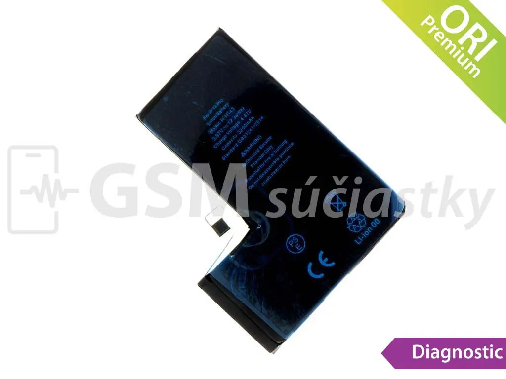 Baterie iPhone 14 Pro zobrazující se jako Originál