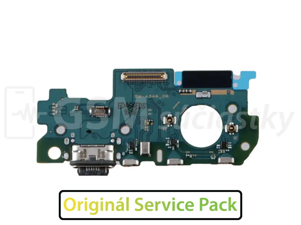 Deska nabíjení Samsung Galaxy A34 5G nabíjecí konektor, mikrofon Originál service pack