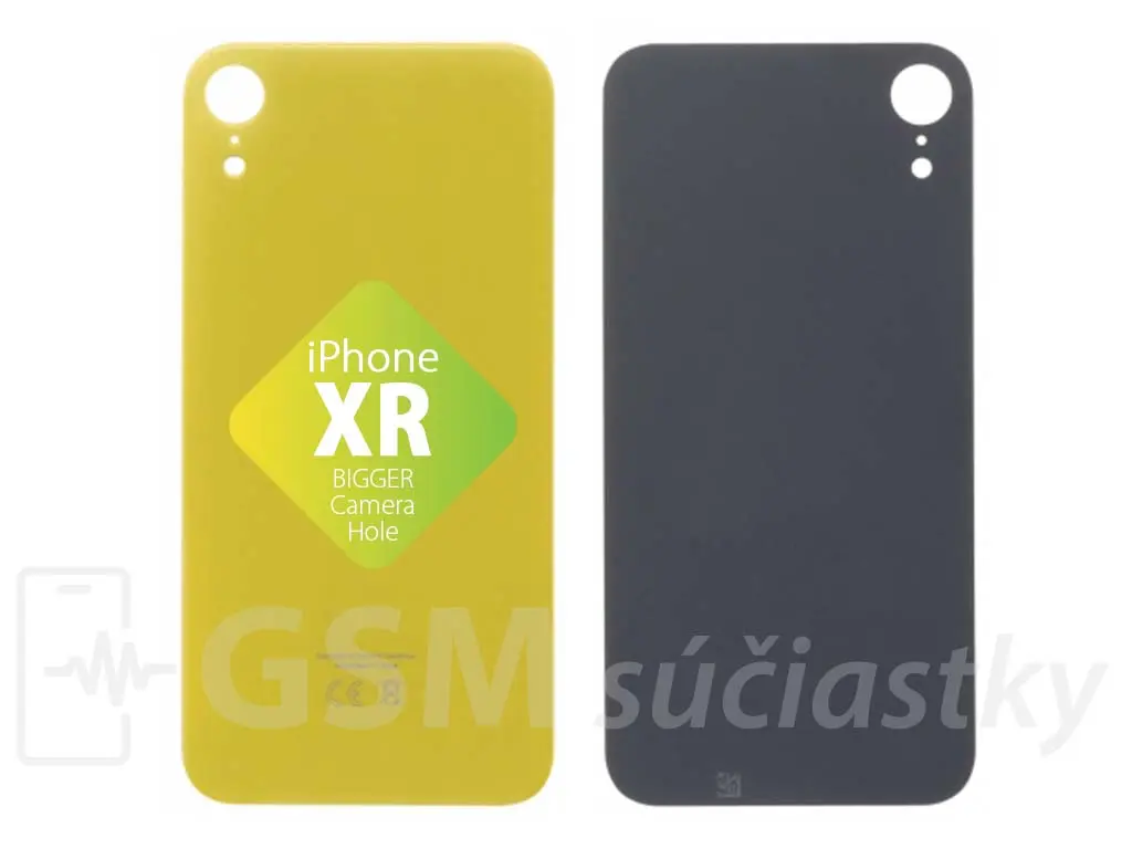 Apple iPhone XR Zadní sklo housingu Žluté