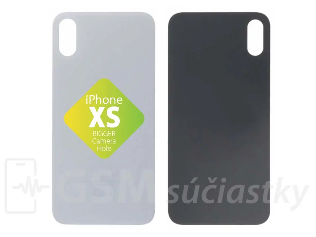 Apple iPhone Xs zadní sklo housingu Silver