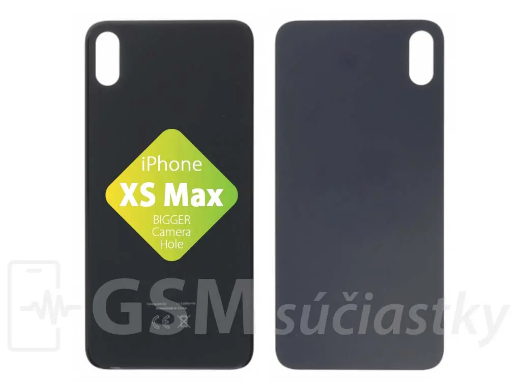 Apple iPhone Xs Max Zadní sklo housingu Space Gray