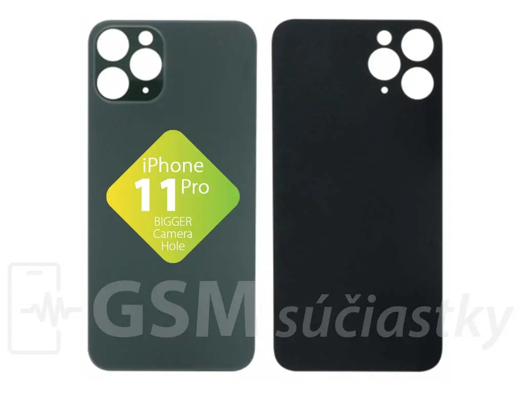 Apple iPhone 11 Pro Zadní sklo krytu Midnight Green