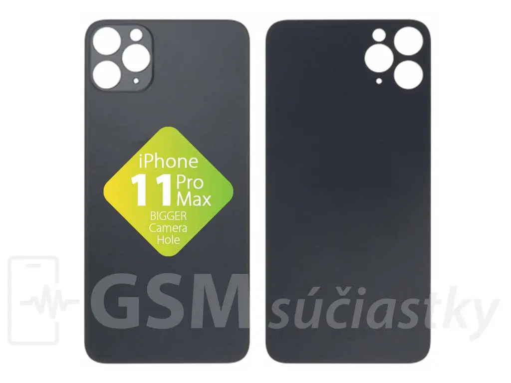Apple iPhone 11 Pro Max zadní sklo housingu Space Gray