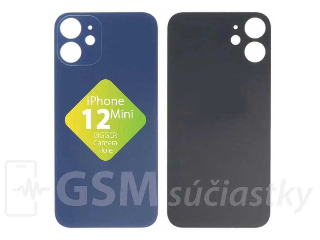 Apple iPhone 12 Mini zadní sklo housingu modré