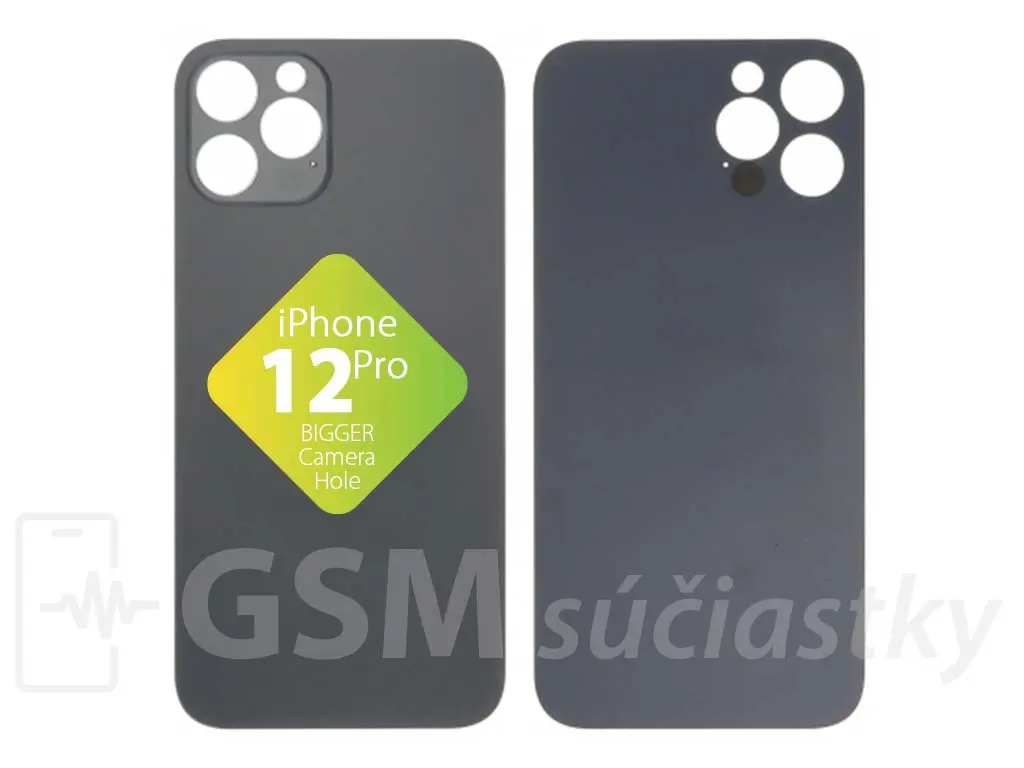 Apple iPhone 12 Pro Zadní sklo krytu Graphite
