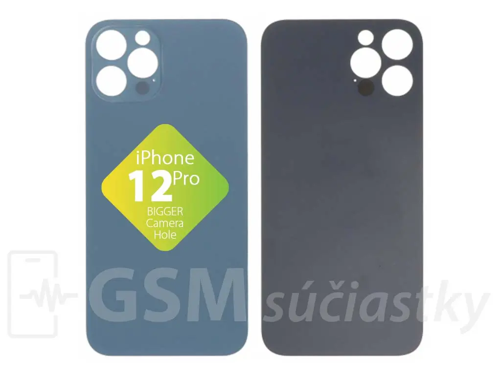 Apple iPhone 12 Pro Zadní sklo krytu Pacific Blue