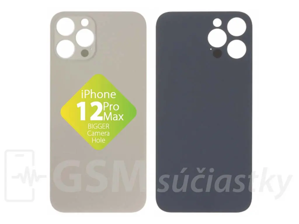Apple iPhone 12 Pro Max Zadní sklo housingu Gold