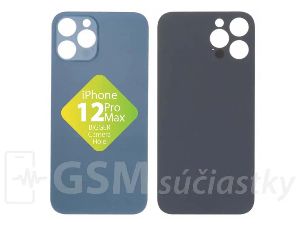 Apple iPhone 12 Pro Max Zadní sklo krytu Pacific Blue
