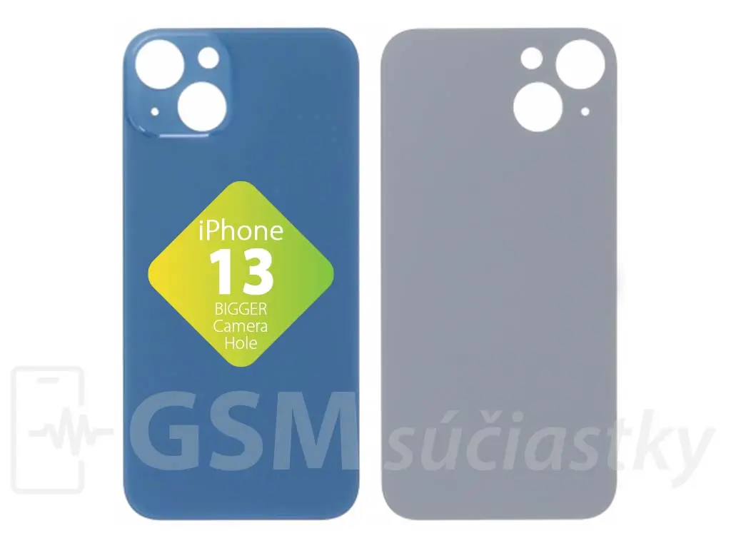 Apple iPhone 13 zadní sklo housingu modré