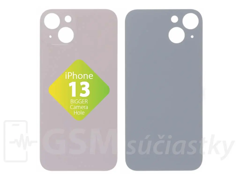 Apple iPhone 13 Zadní sklo housingu Růžové