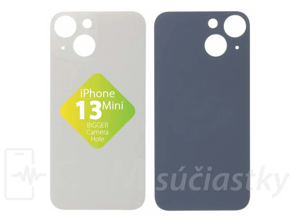 Apple iPhone 13 Mini Zadní sklo housingu Starlight