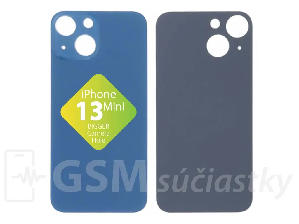 Apple iPhone 13 Mini zadní sklo housingu modré