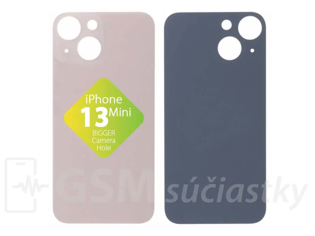 Apple iPhone 13 Mini Zadní sklo housingu Růžové