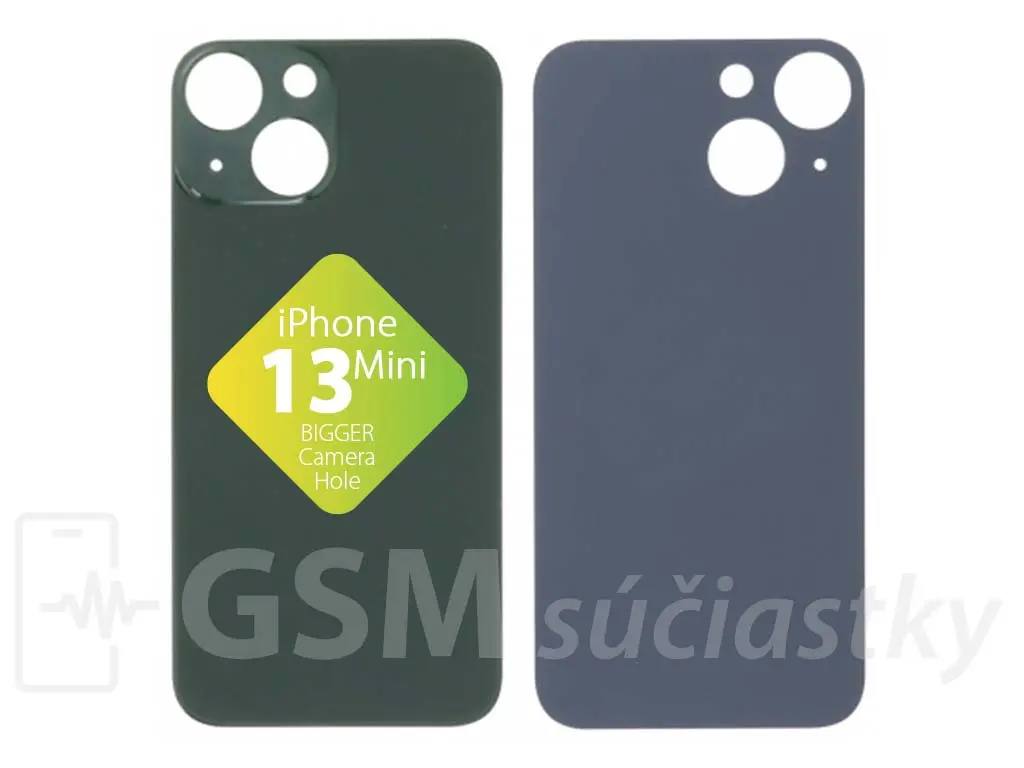 Apple iPhone 13 Mini Zadní sklo housingu Zelené