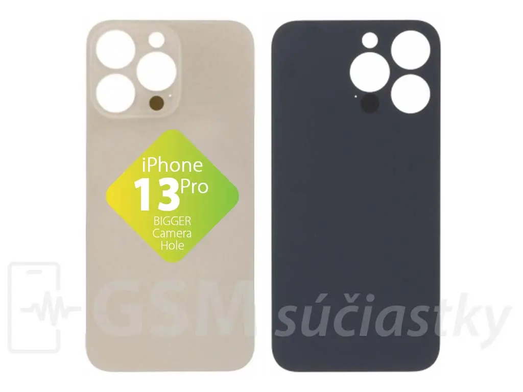 Apple iPhone 13 Pro Zadní sklo housingu Zlaté