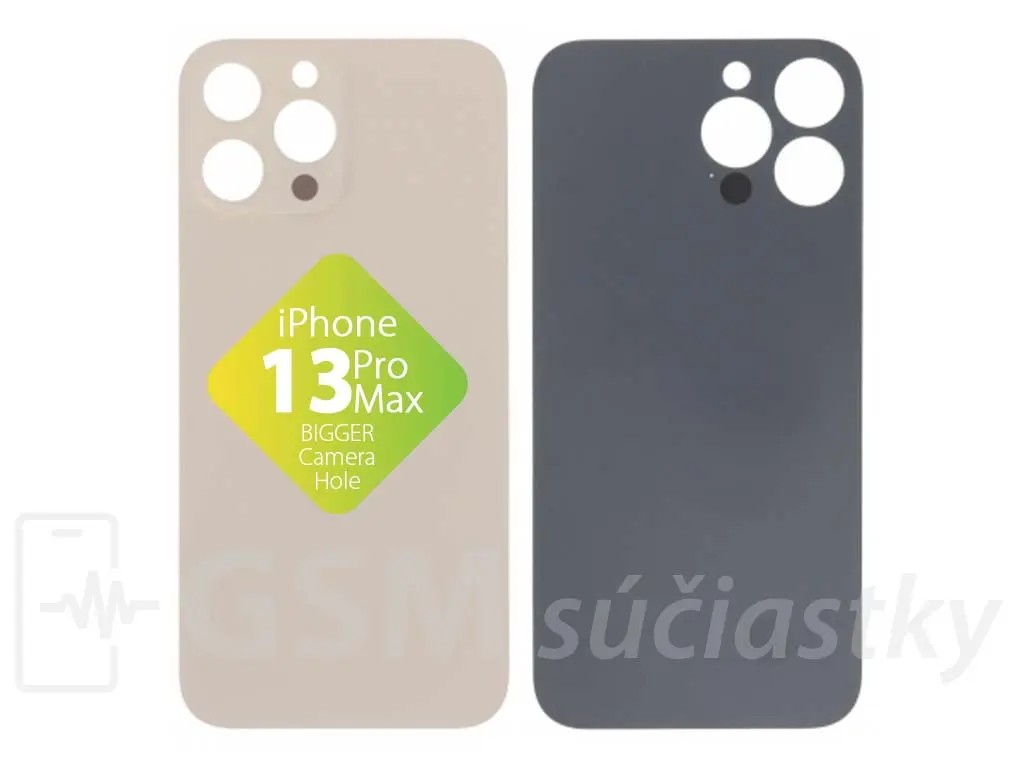 Apple iPhone 13 Pro Max Zadní sklo housingu Zlaté