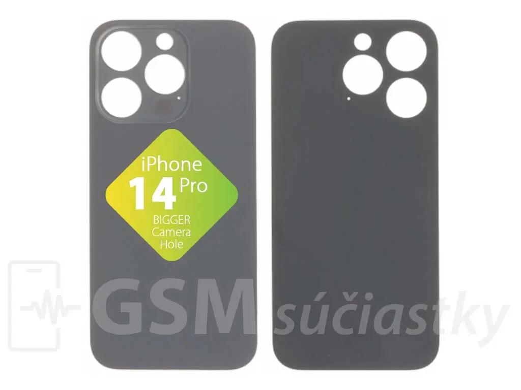 Apple iPhone 14 Pro zadní sklo housingu Space Black