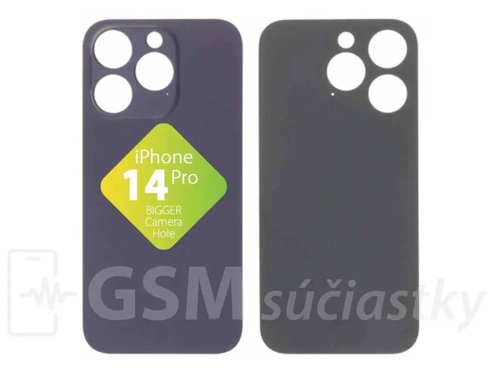 Apple iPhone 14 Pro Zadní sklo housingu Deep Purple