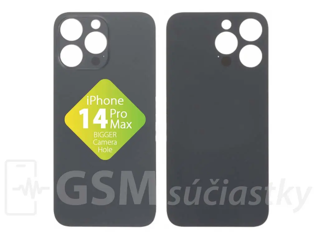 Apple iPhone 14 Pro Max zadní sklo housingu Space Black