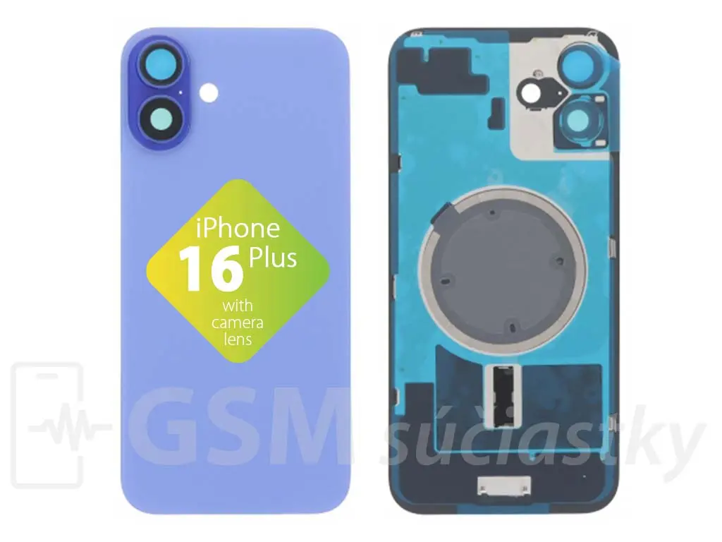 Apple iPhone 16 Plus Zadní sklo krytu Ultramarine