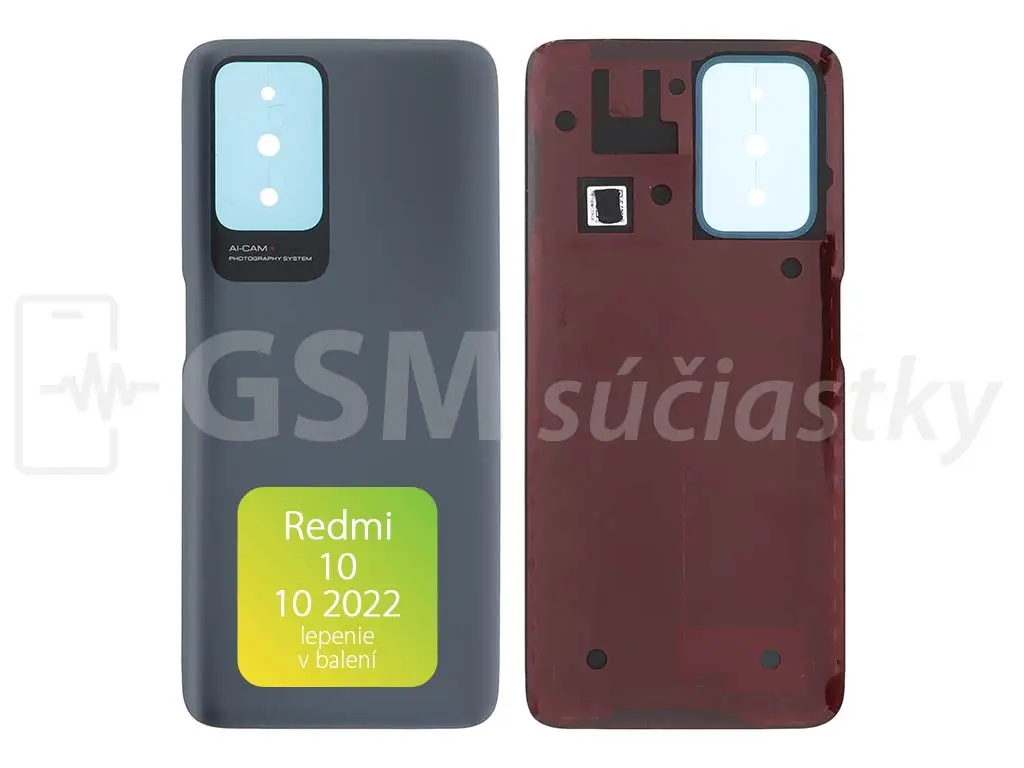 Xiaomi Redmi 10, Redmi 10 2022 Kryt baterie Gray