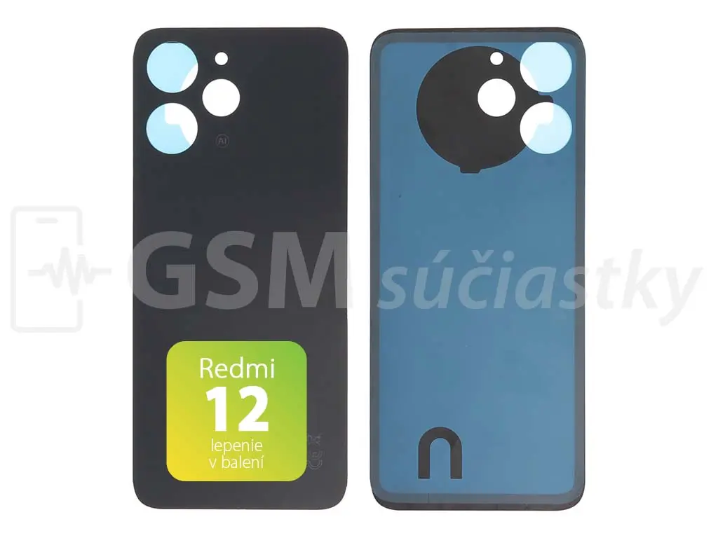 Xiaomi Redmi 12 Kryt baterie Midnight Black