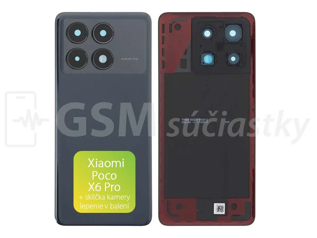 Xiaomi Poco X6 Pro Kryt baterie Black