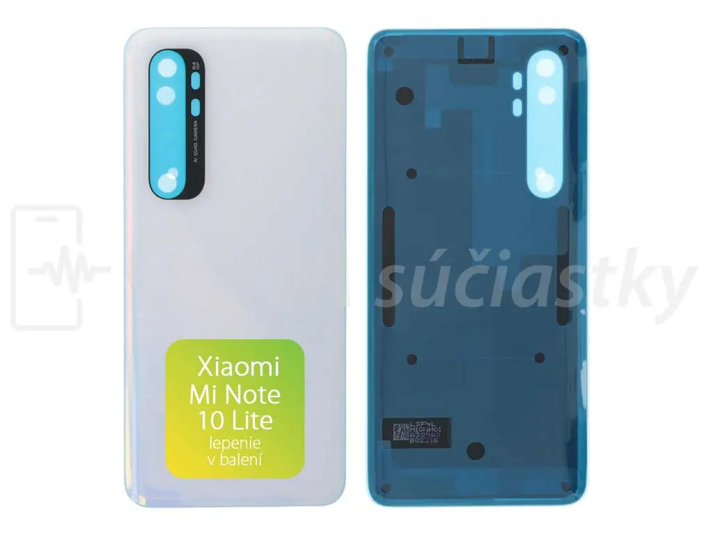 Xiaomi Mi Note 10 Lite Kryt baterie white