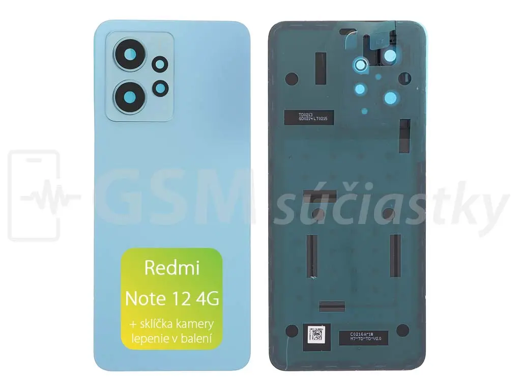 Xiaomi Redmi Note 12 Kryt baterie Ice Blue