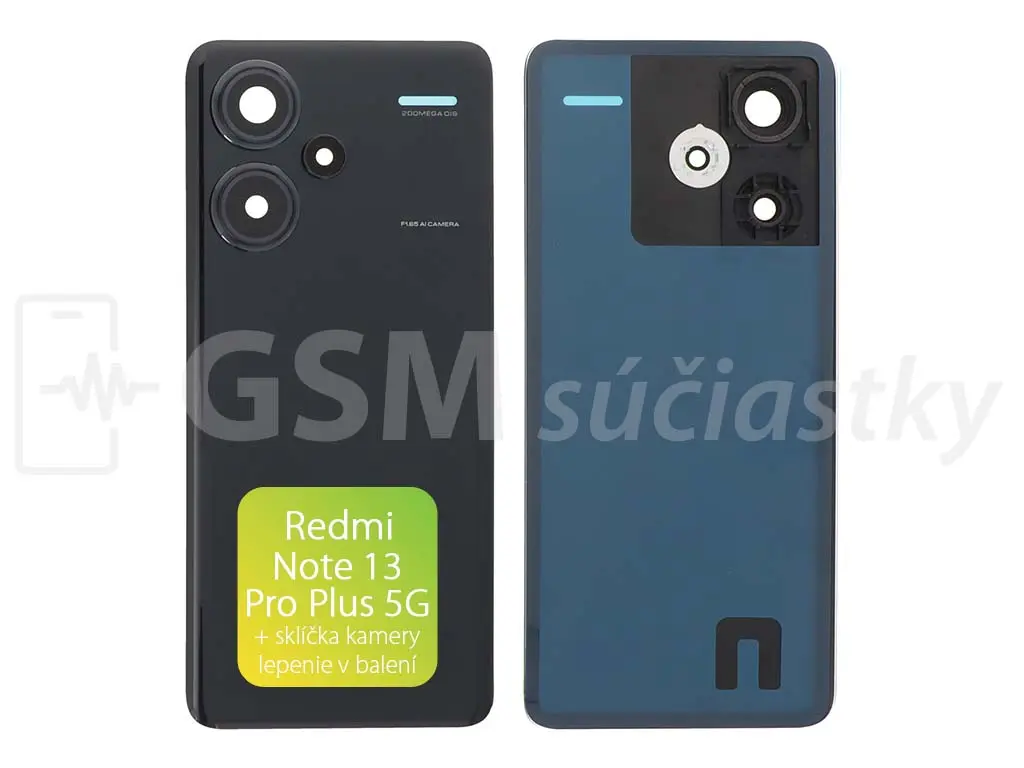 Xiaomi Redmi Note 13 Pro+ 5G Kryt baterie Midnight Black