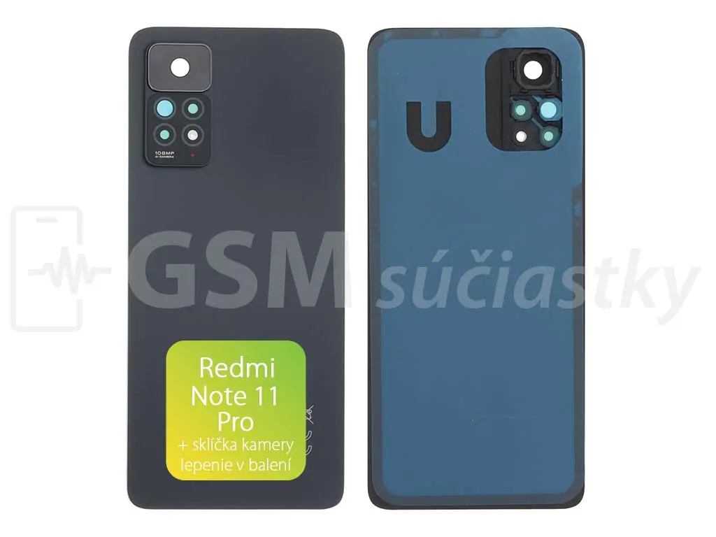 Xiaomi Redmi Note 11 Pro Kryt baterie Black