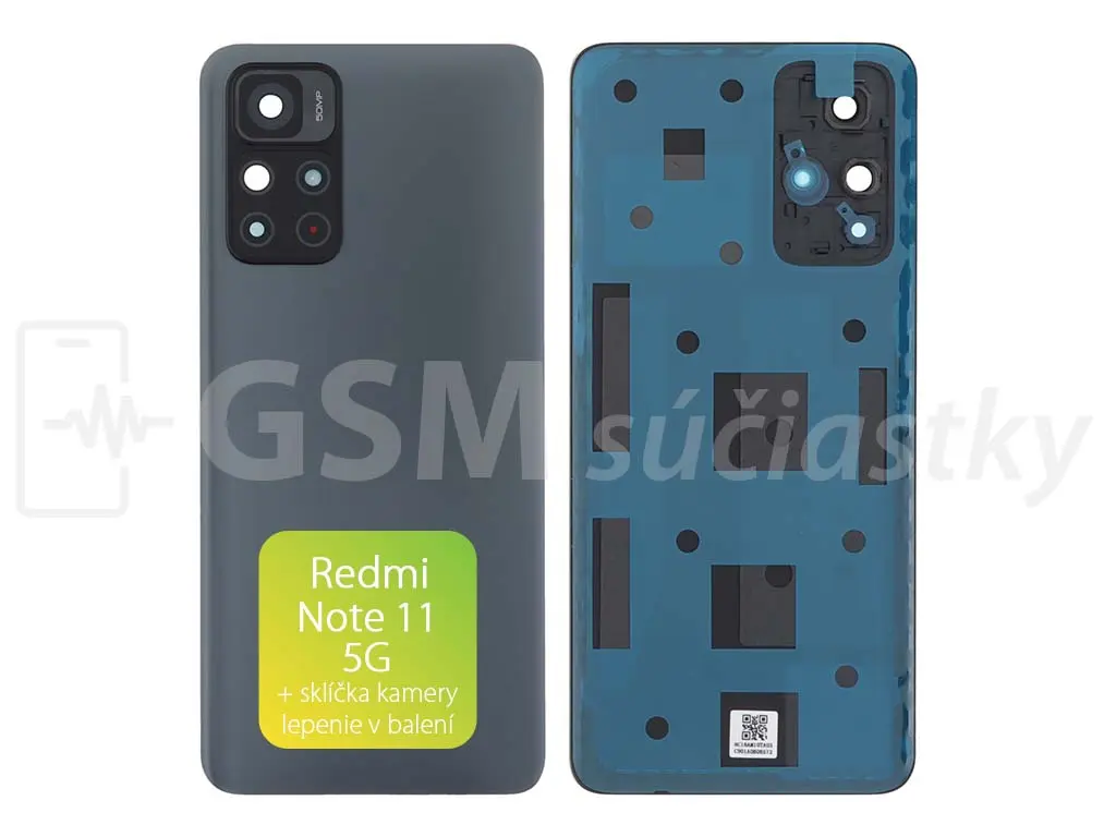 Xiaomi Redmi Note 11 5G Kryt baterie Black