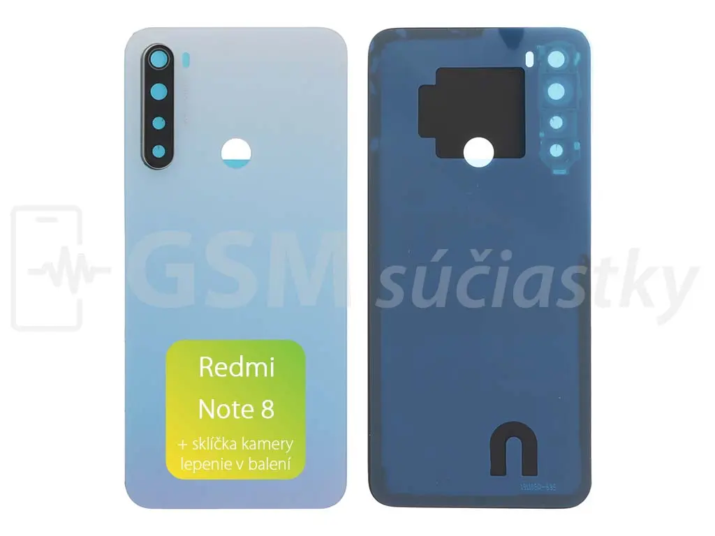 Xiaomi Redmi Note 8 kryt baterie bílý