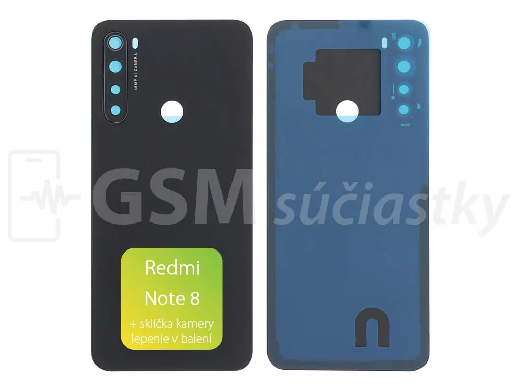 Xiaomi Redmi Note 8 Kryt baterie černý