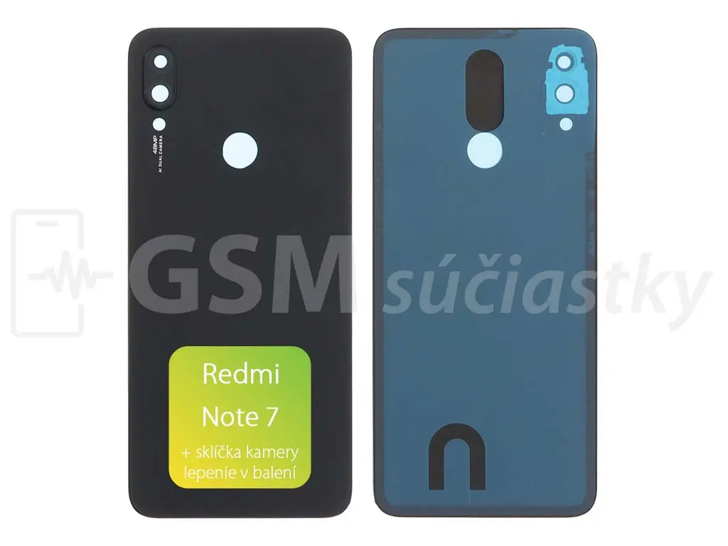 Xiaomi Redmi Note 7 kryt baterie černý