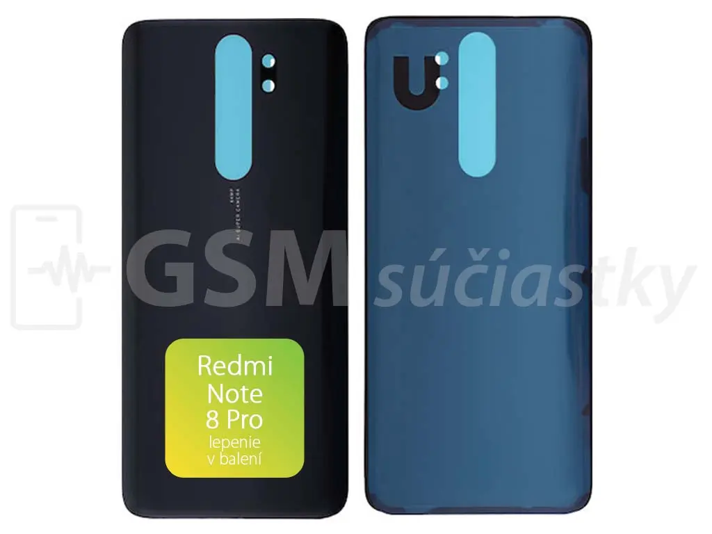 Xiaomi Redmi Note 8 Pro kryt baterie černý