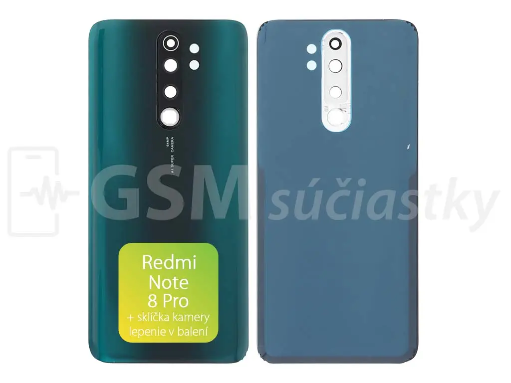 Xiaomi Redmi Note 8 Pro kryt baterie Green