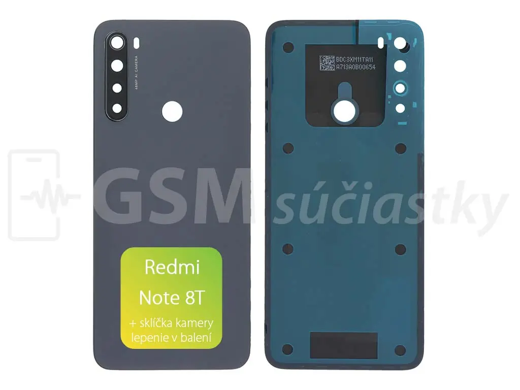Xiaomi Redmi Note 8T kryt baterie černý