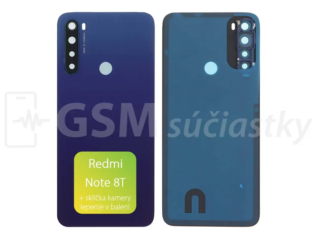 Xiaomi Redmi Note 8T kryt baterie modrý