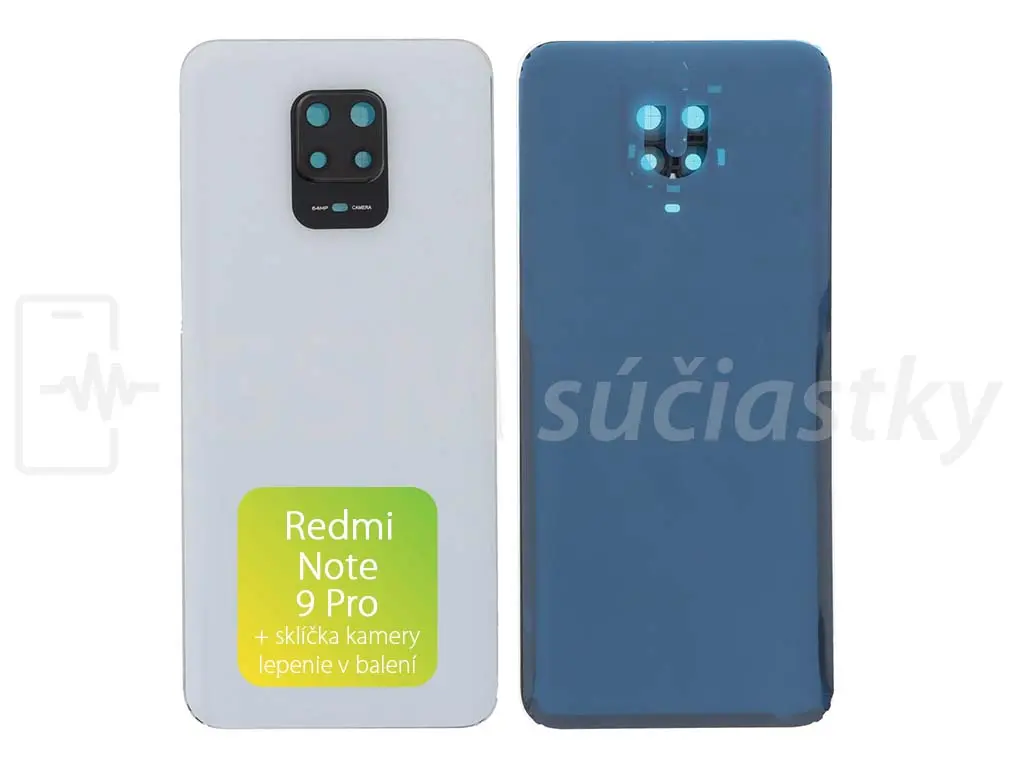 Xiaomi Redmi Note 9 Pro kryt baterie white