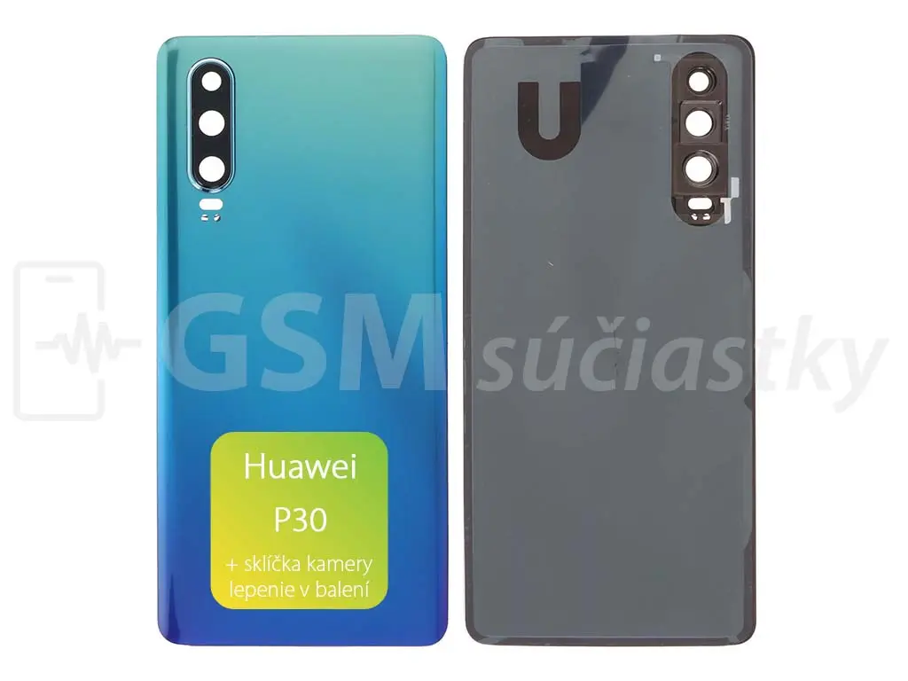 Huawei P30 kryt baterie Aurora blue