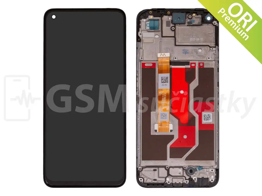Oppo A96 4G LCD displej + dotykové sklo a rám